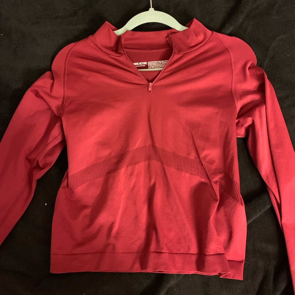 Pink Quarter Zip Up Jacket